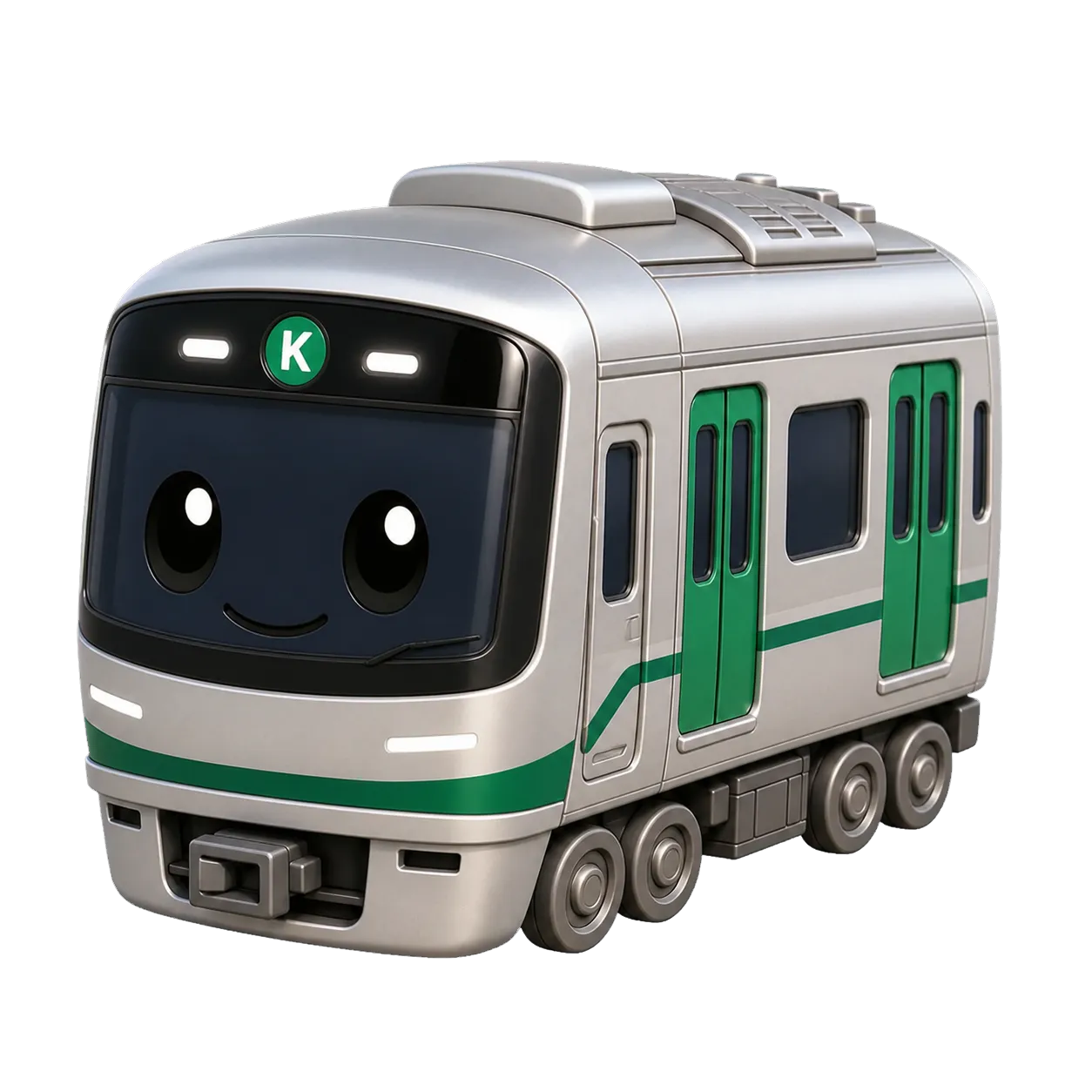 Karasuma Line mascot train
