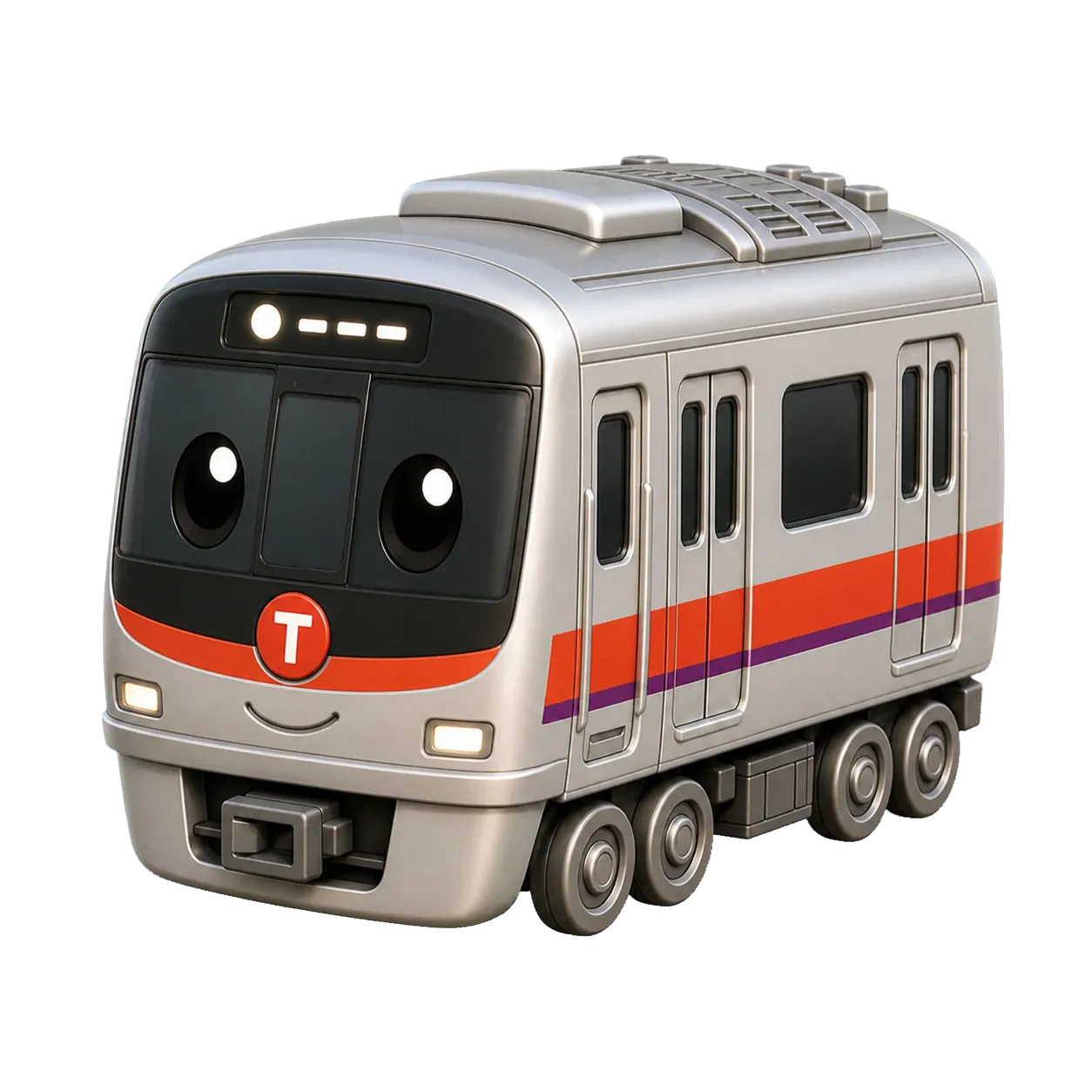 Tozai Line mascot train