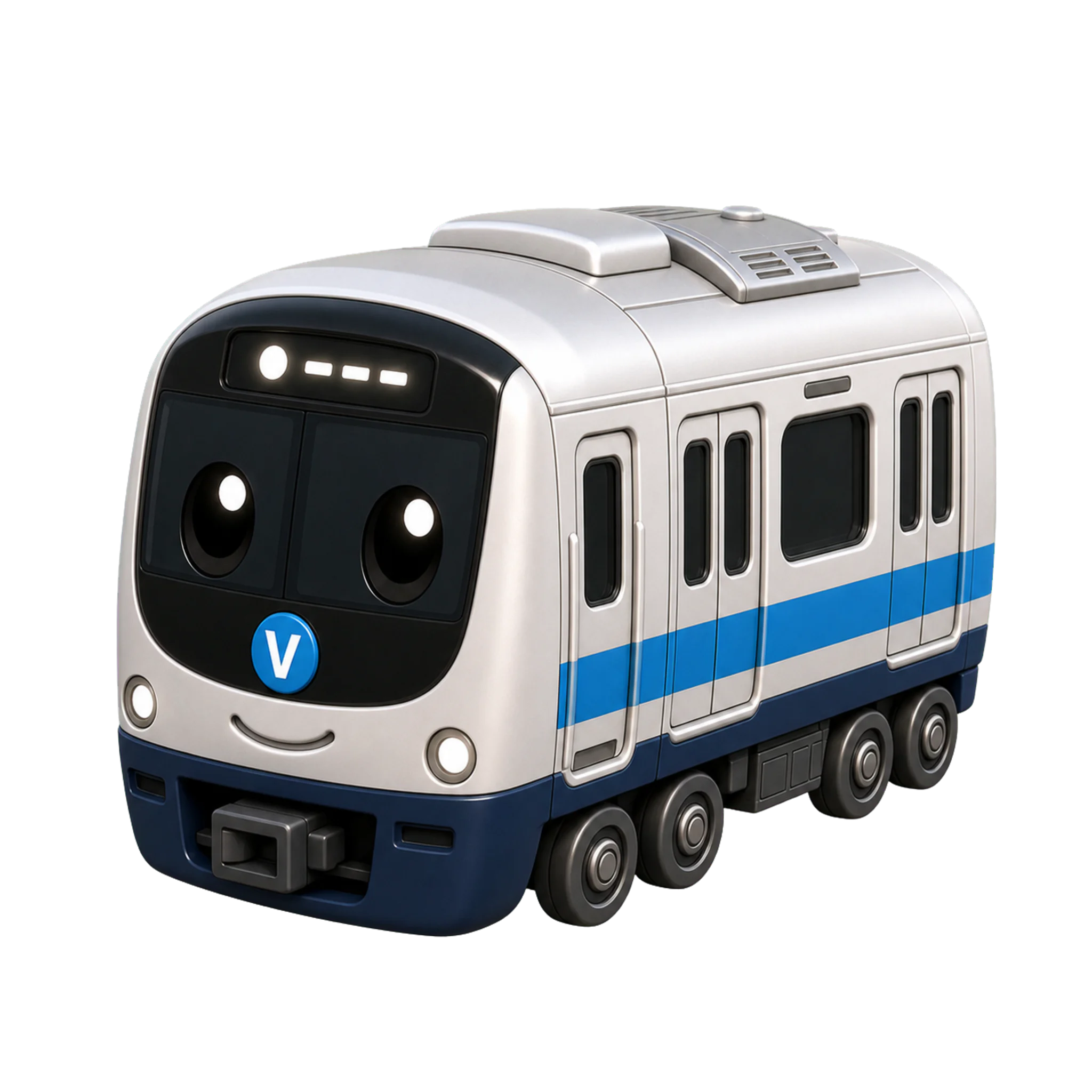 Victoria line mascot train